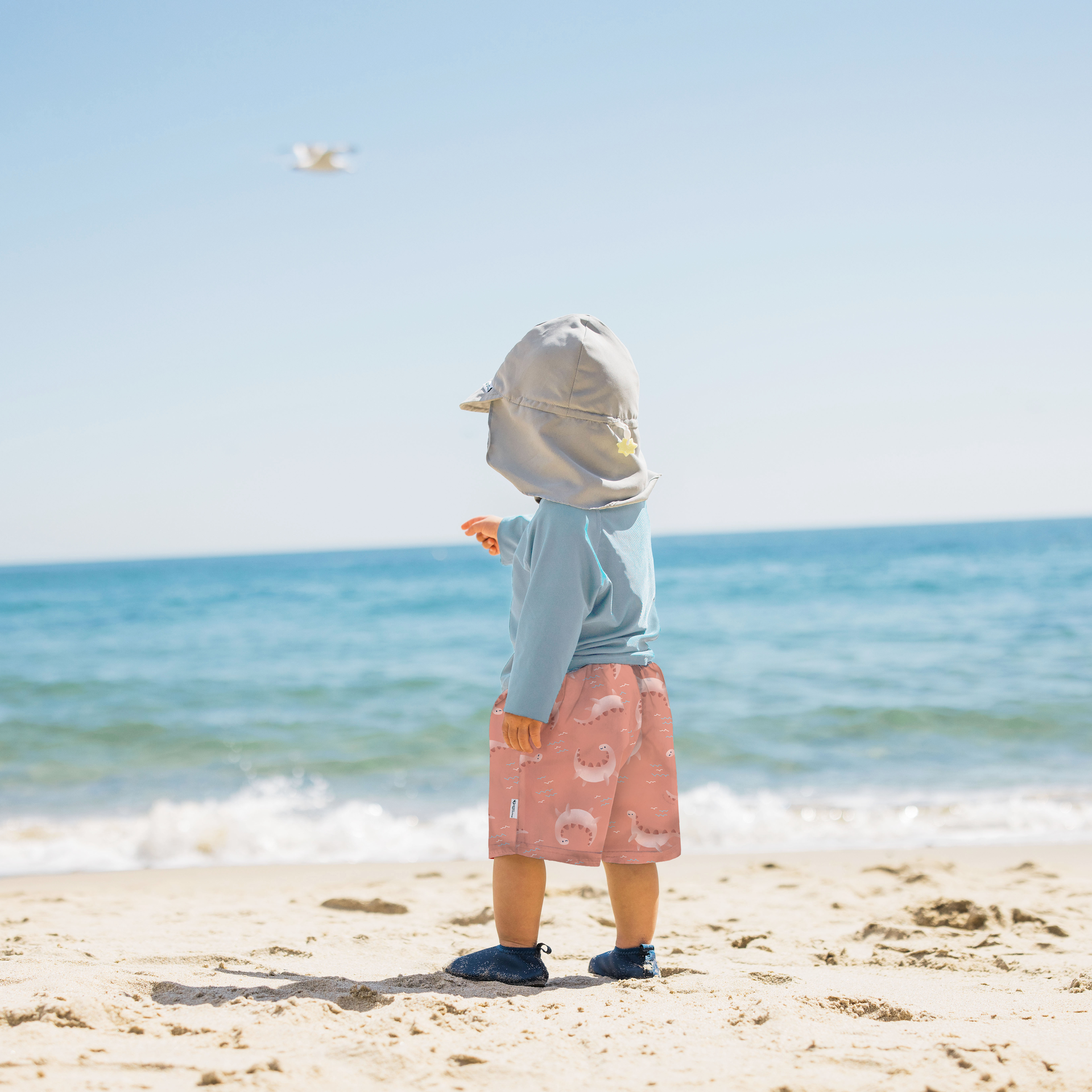 Eco Trunks with Built-in Reusable Absorbent Swim Diaper