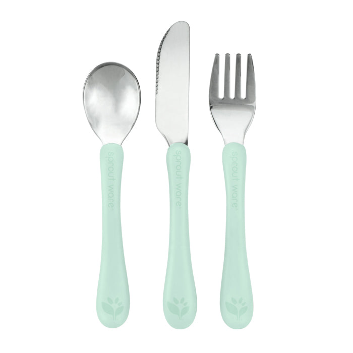 Stainless Steel and Sprout Ware® Kids’ Cutlery