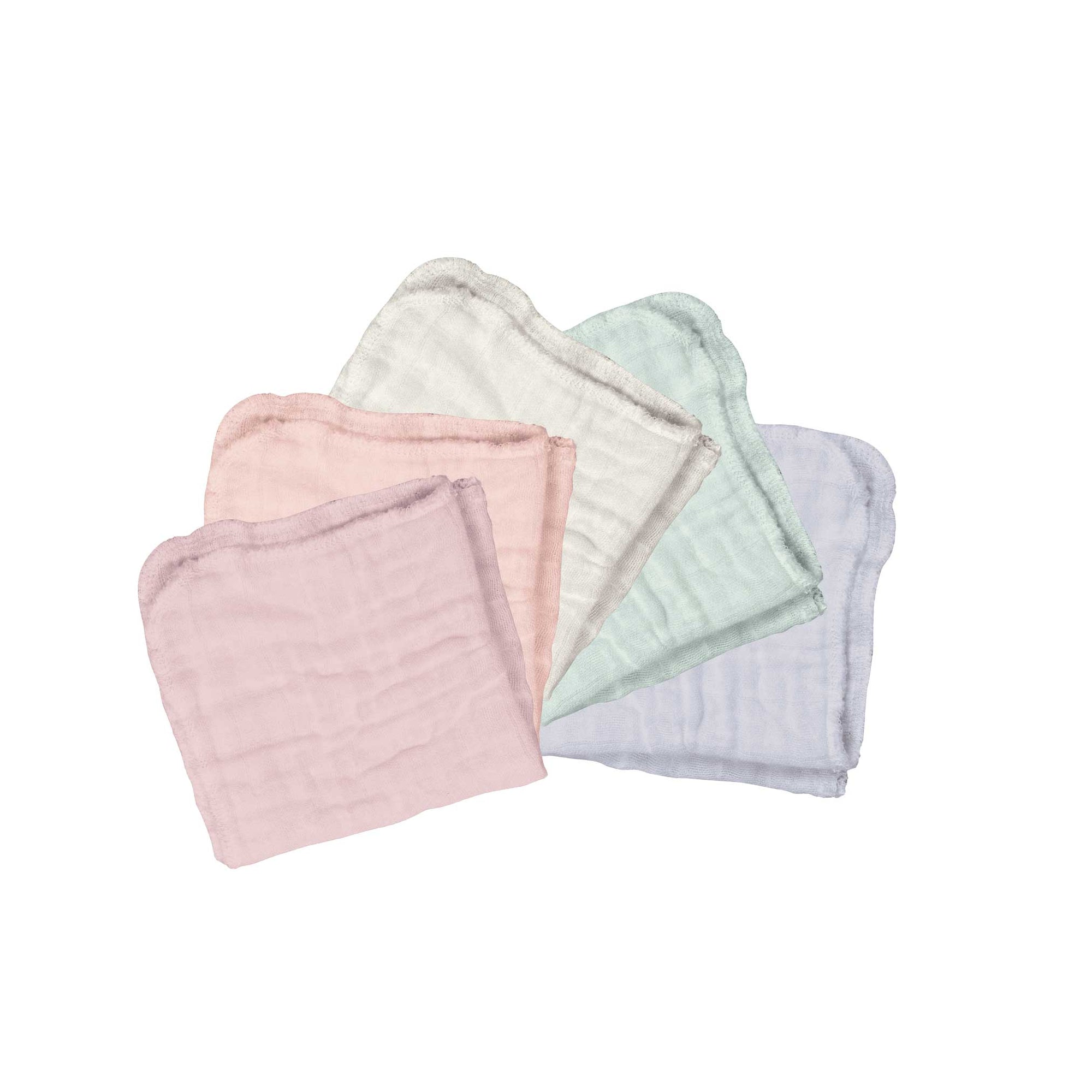 Organic Cotton Muslin Cloths (5 pack)