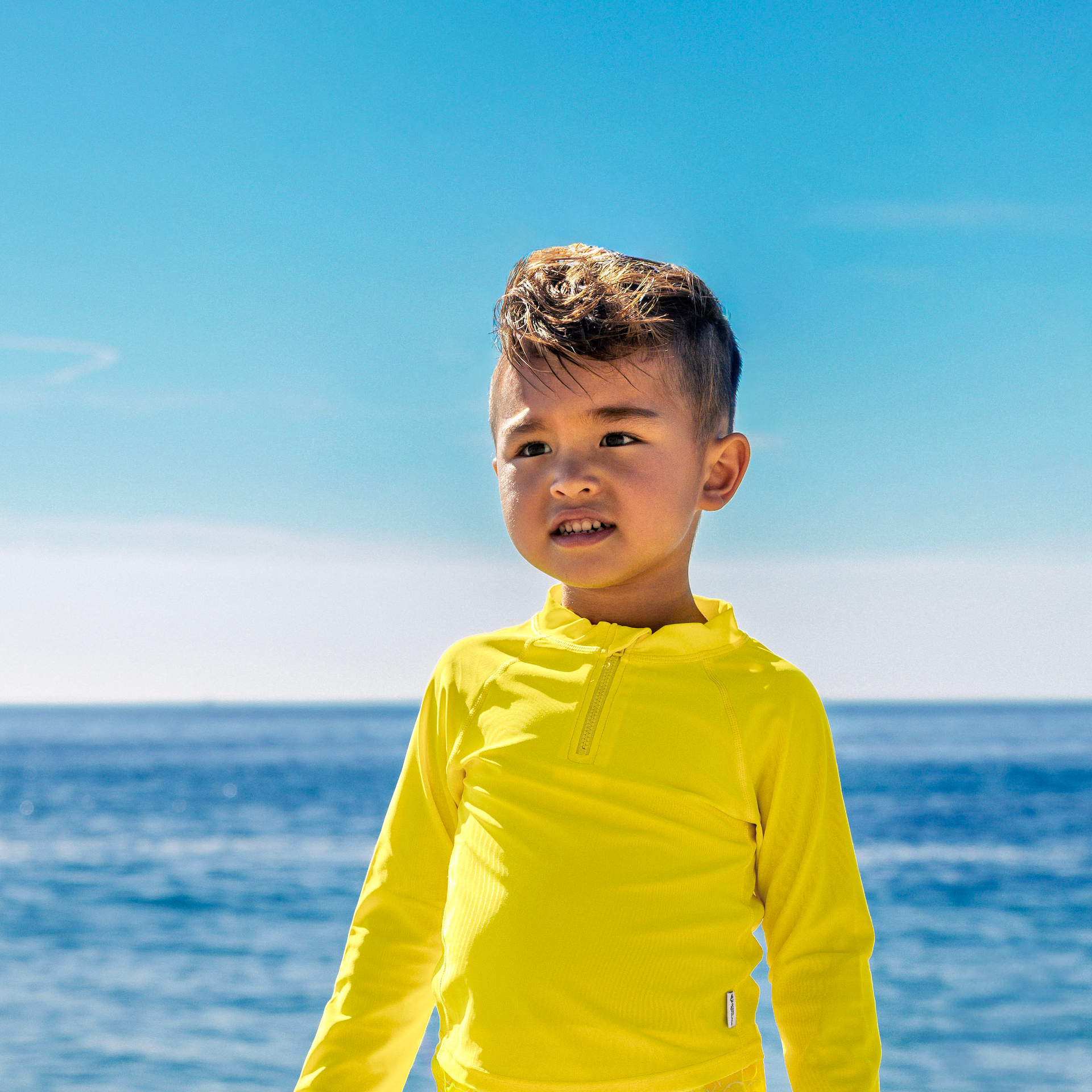 Eco Zip Long Sleeve Rashguard - Swim Safety