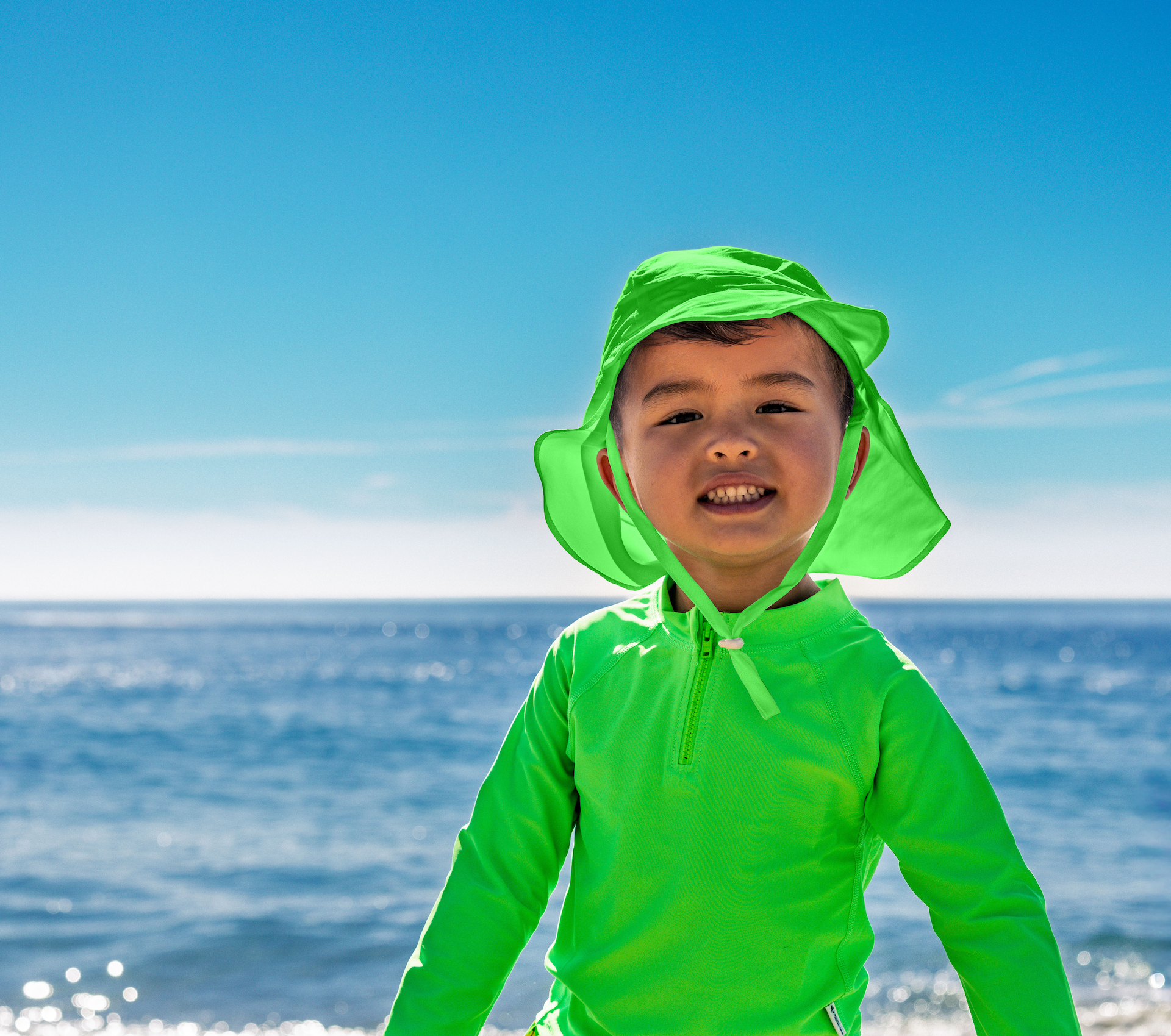 Eco Flap Hat - Safety Colors