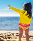 Eco Ruffle Snap Swim Diaper - Swim Safety