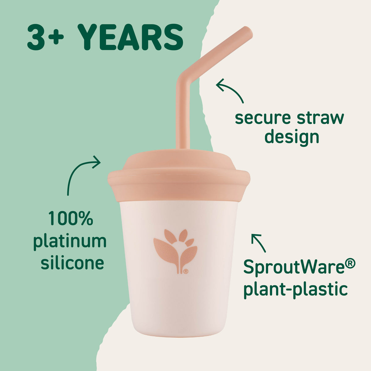 Straw Cup | Developmental Straw Drinking Cup for Toddlers