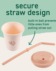 Straw Cup | Developmental Straw Drinking Cup for Toddlers
