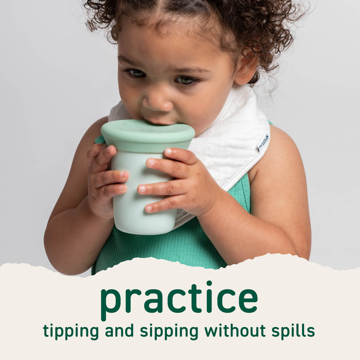 360° Training Cup | Spill-Proof Open Cup Practice for Toddlers 12+ Months