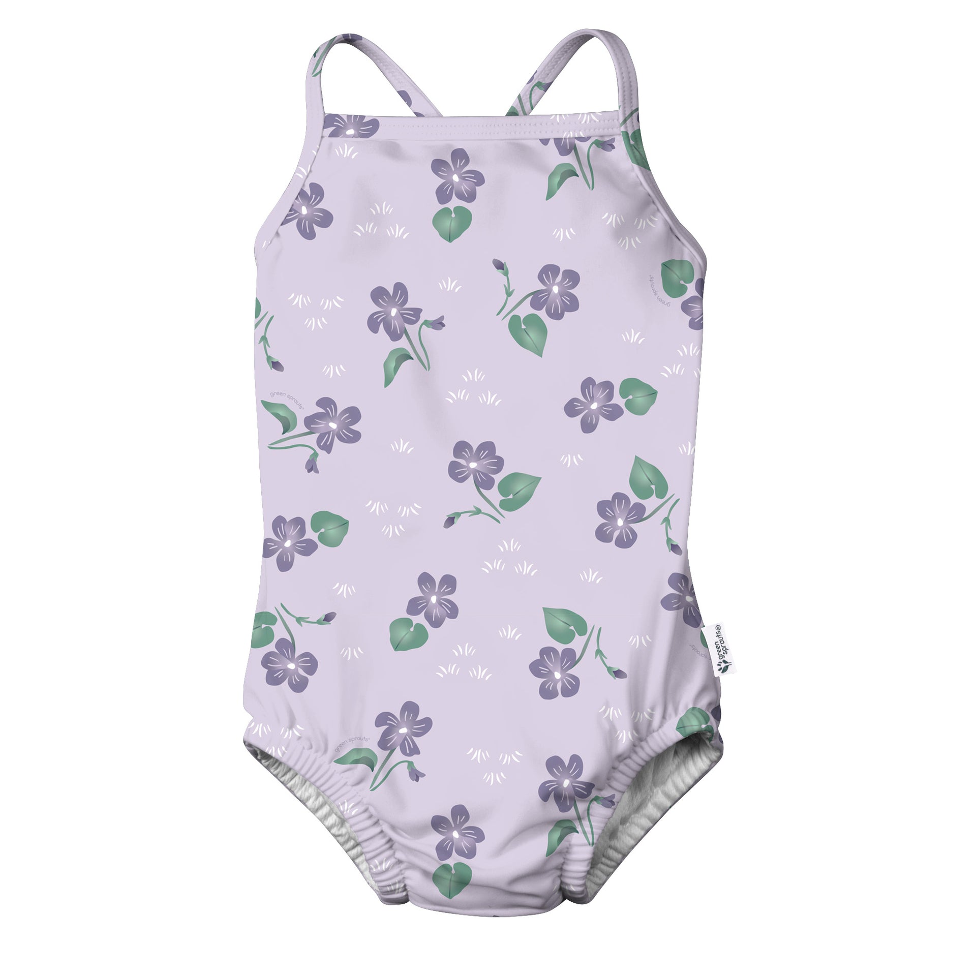 Baby One-Piece UV Swimsuit Lilac