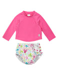 REUSABLE SWIM DIAPER & RASHGUARD SET