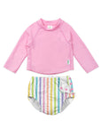 REUSABLE SWIM DIAPER & RASHGUARD SET