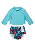 REUSABLE SWIM DIAPER & RASHGUARD SET