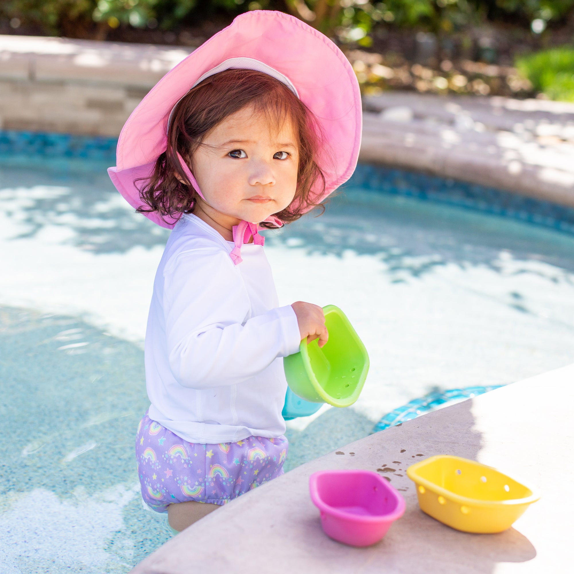 UPF50+Brim Sun Protection Hat - Past Season