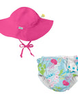 ECO SNAP SWIM DIAPER & HAT SET
