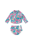 REUSABLE SWIM DIAPER & RASHGUARD SET