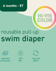 Eco Pull-Up Swim Diaper - Swim Safety Prints