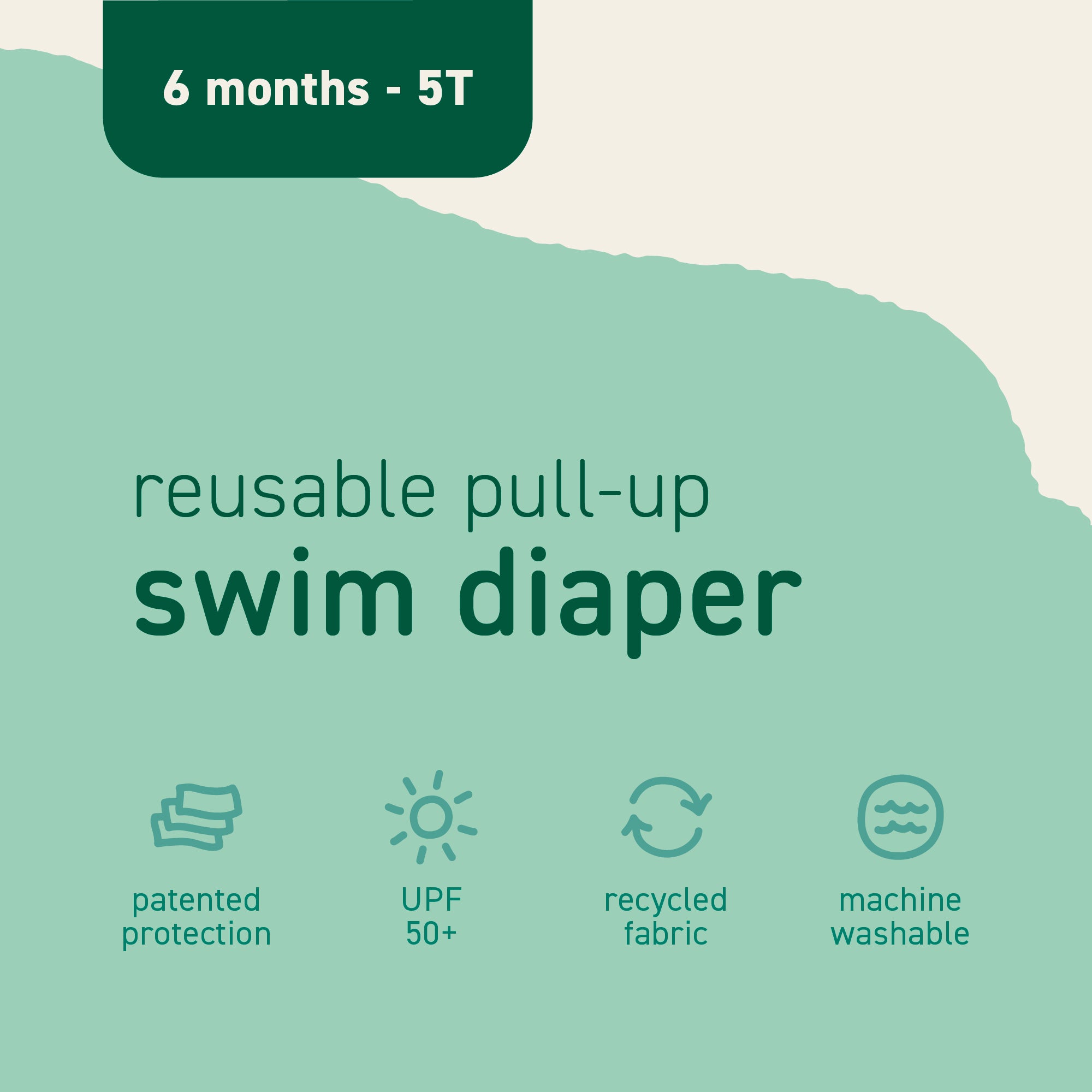 Eco Pull-Up Swim Diaper - Prints