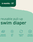 Eco Pull-Up Swim Diaper - Solids