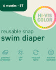 Eco Snap Swim Diaper - Swim Safety