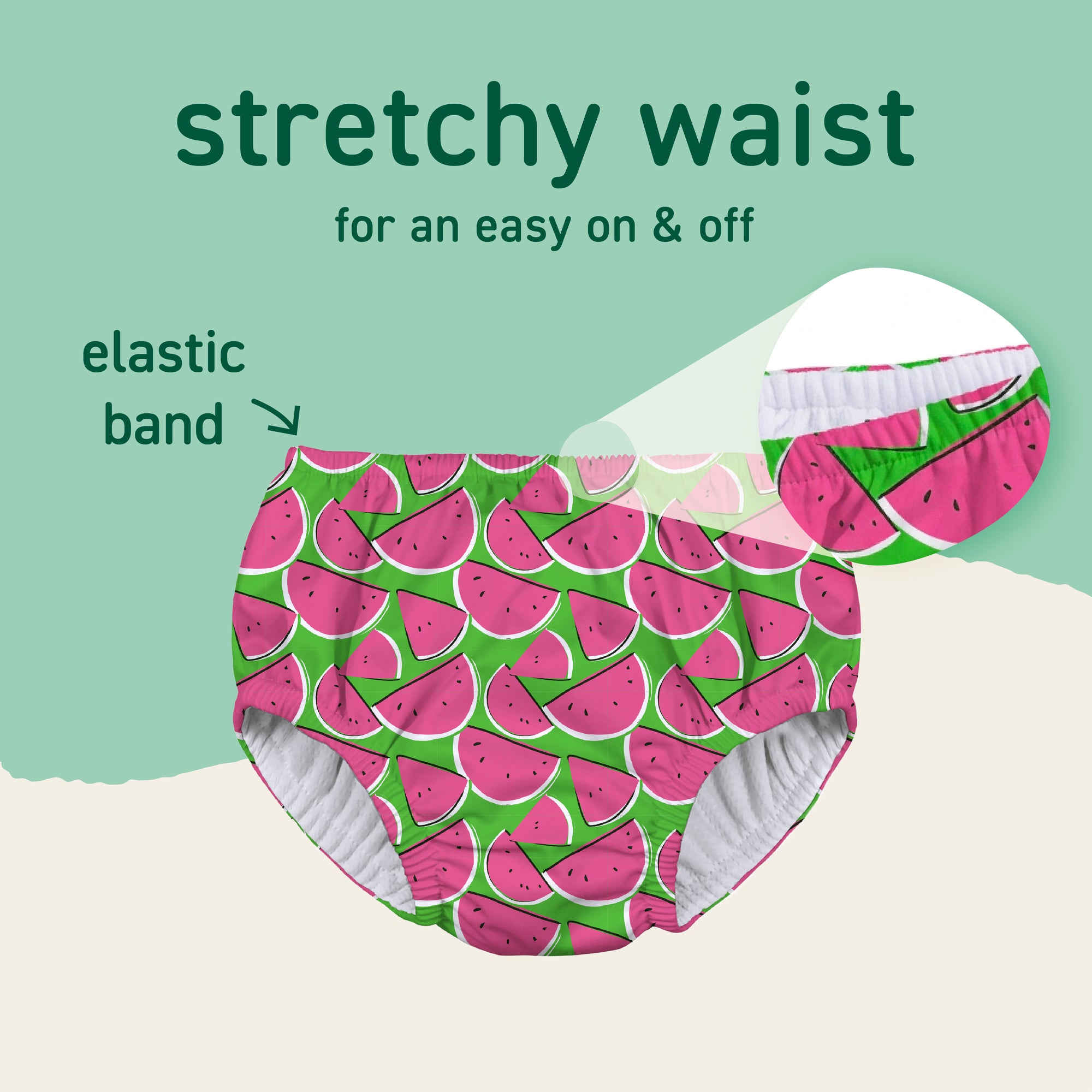 Eco Pull-Up Swim Diaper - Swim Safety Prints