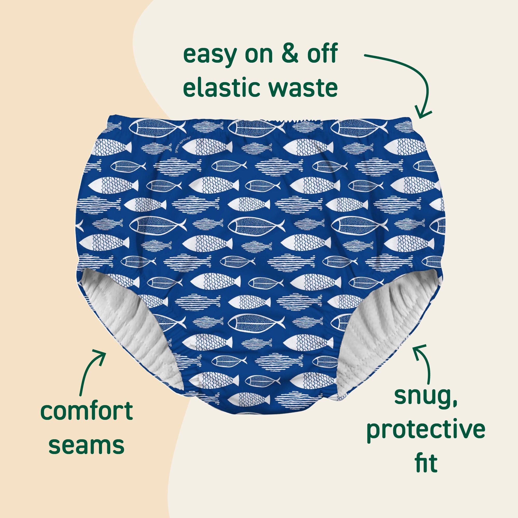 Eco Pull-Up Swim Diaper - Prints