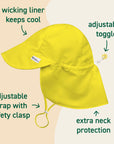 Eco Flap Hat - Safety Colors