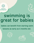 Eco Board Shorts with Built-In Diaper - Swim Safety