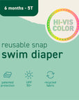 Eco Snap Swim Diaper - Swim Safety