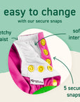 Eco Snap Swim Diaper - Swim Safety