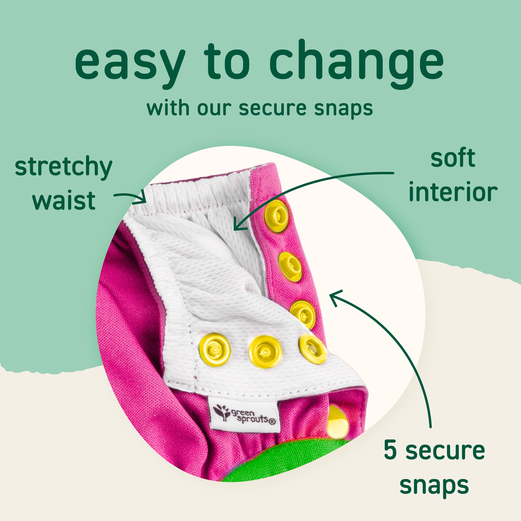 Eco Snap Swim Diaper - Swim Safety