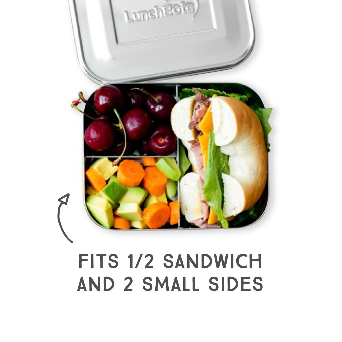 LunchBots Medium Trio II Snack Container - Thumbnail 5