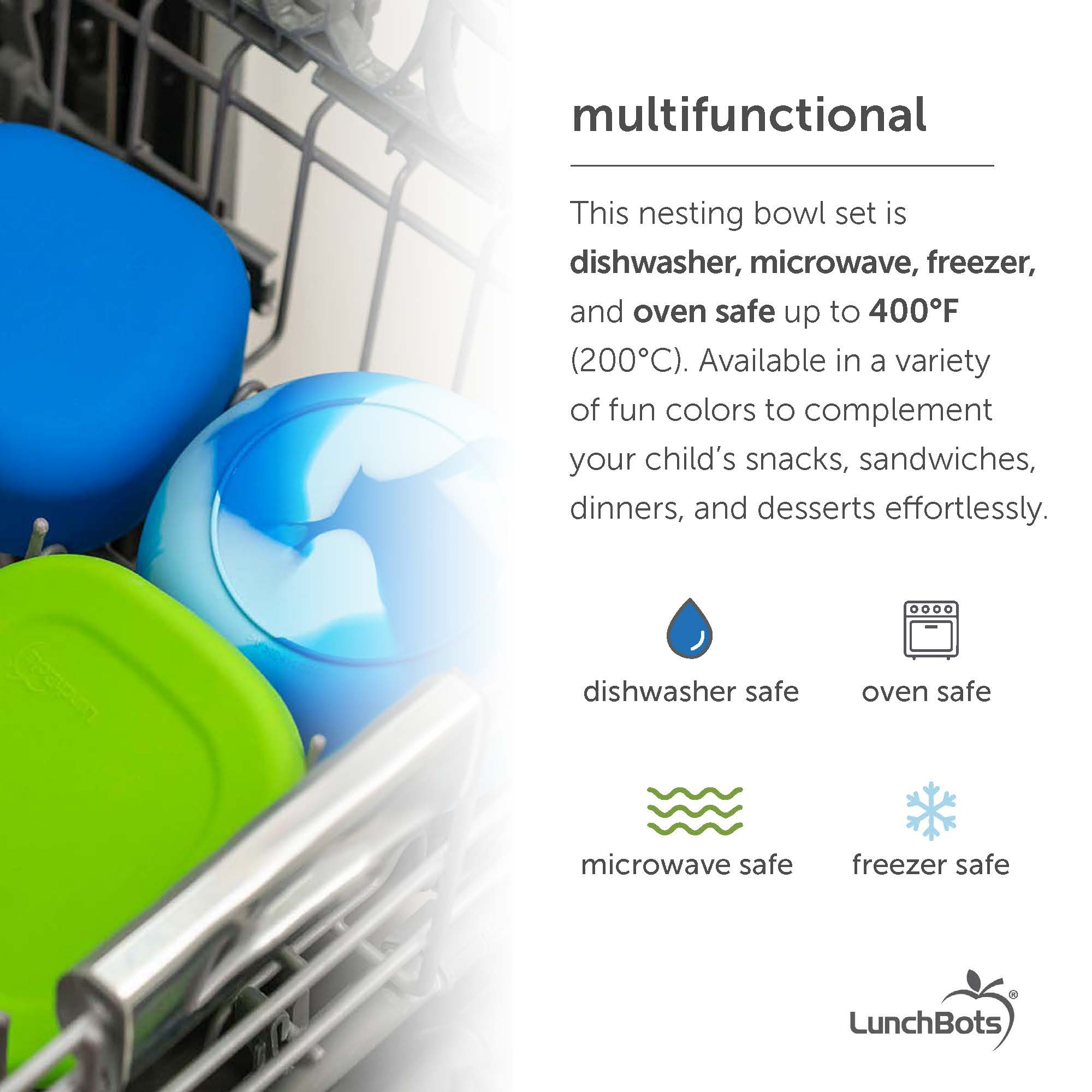 LunchBots Mighty Bowls