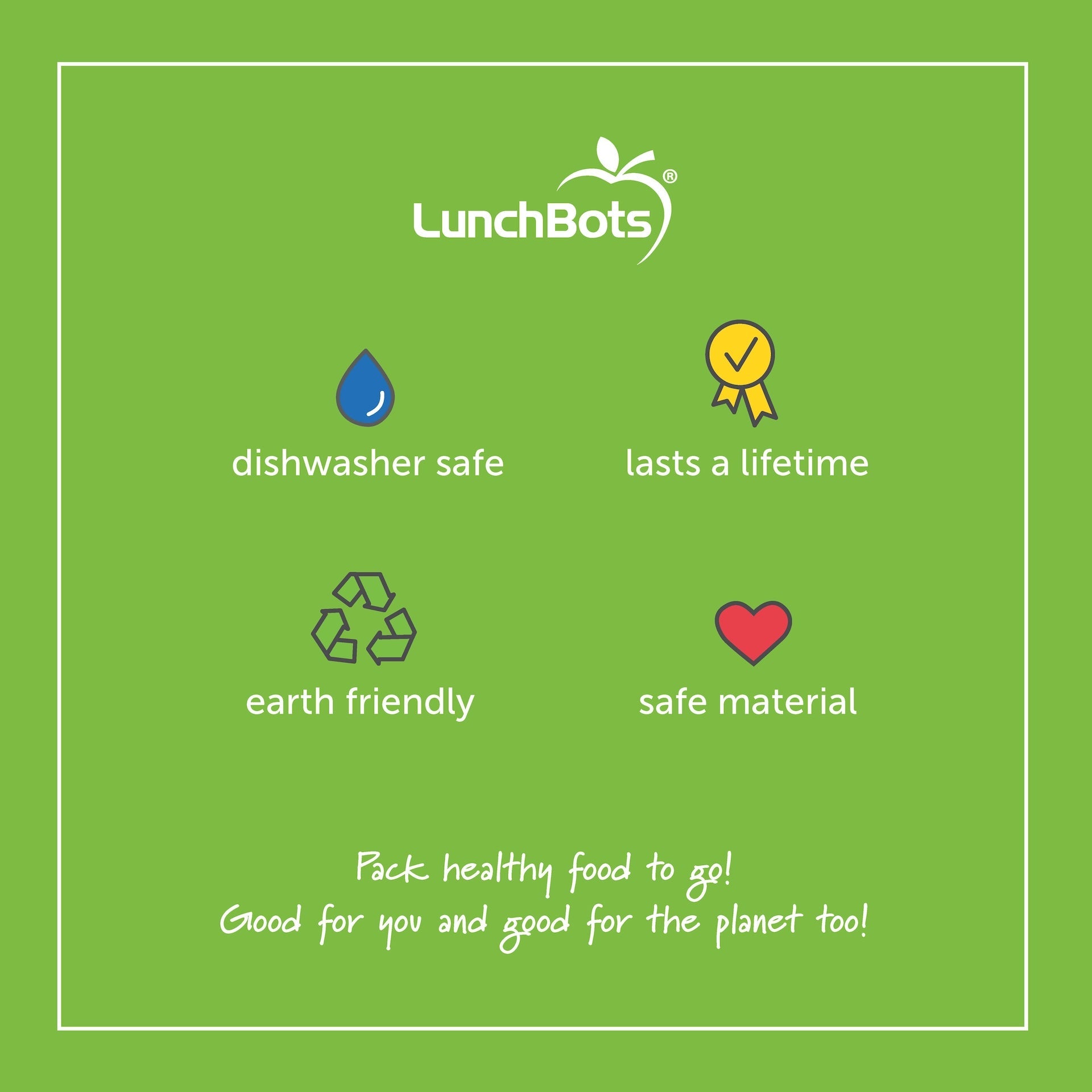 LunchBots Mighty Bowls