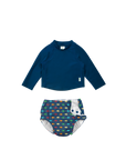 REUSABLE SWIM DIAPER & RASHGUARD SET