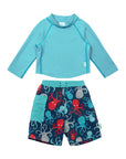 POCKET TRUNKS W/ REUSABLE SWIM DIAPER & RASHGUARD SET