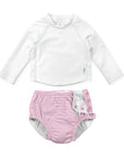 REUSABLE SWIM DIAPER & RASHGUARD SET