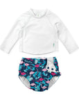 REUSABLE SWIM DIAPER & RASHGUARD SET
