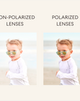 Jet Black Navigator | Polarized Cobalt Blue Mirrored Lenses