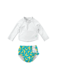 REUSABLE SWIM DIAPER & RASHGUARD SET
