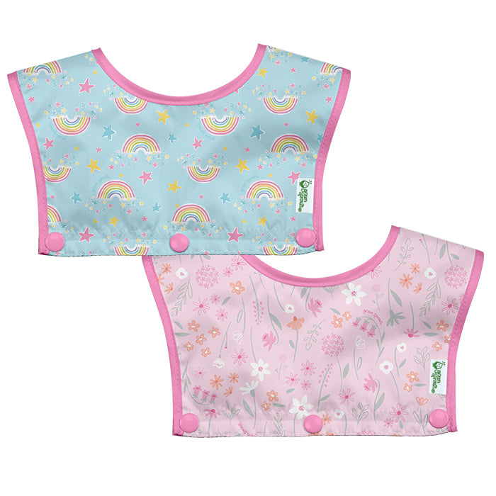 Waterproof Tops for Snap + Go® Silicone Food-catcher Bib (2 pack)