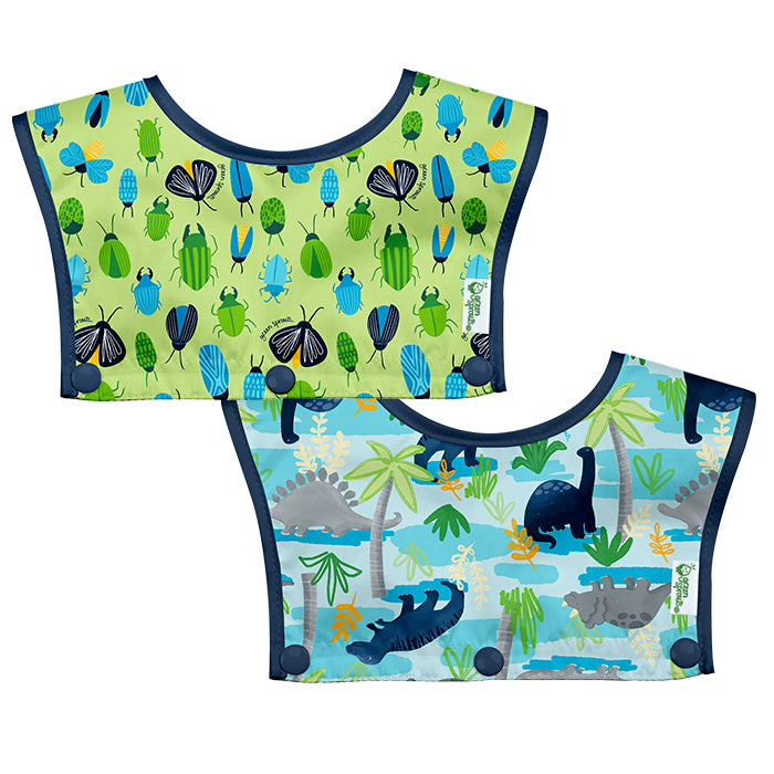 Waterproof Tops for Snap + Go® Silicone Food-catcher Bib (2 pack)