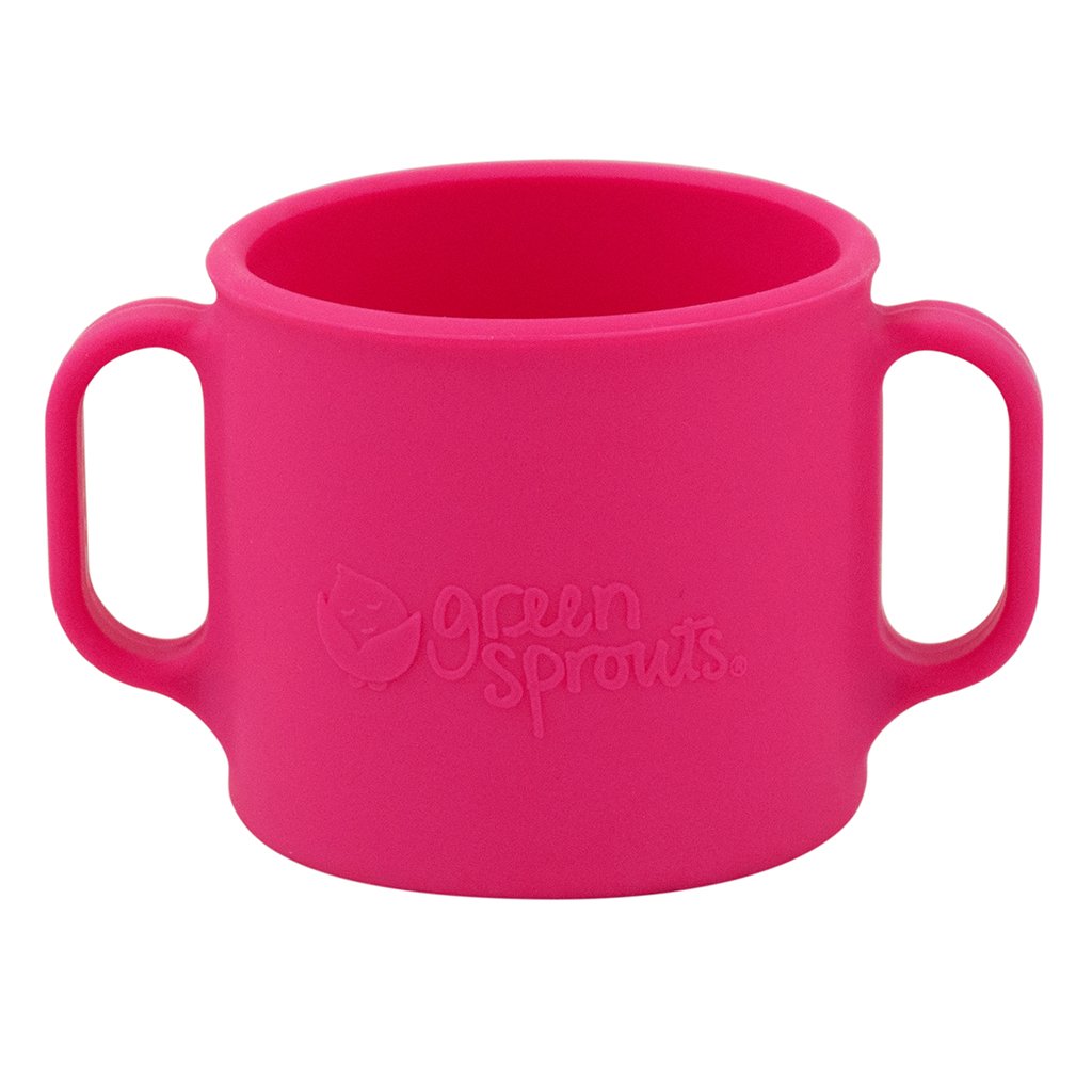 Silicone learning cup sage green