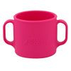 Pink Learning Cup made from Silicone