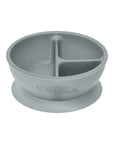 Gray Learning Bowl made from Silicone