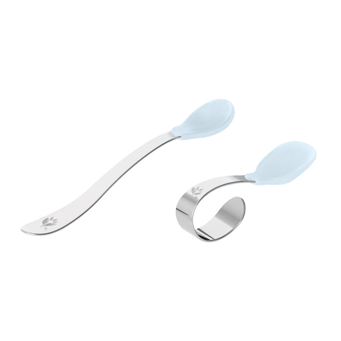 Silicone and Stainless Steel Training Spoons