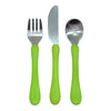 Green Learning Cutlery Set