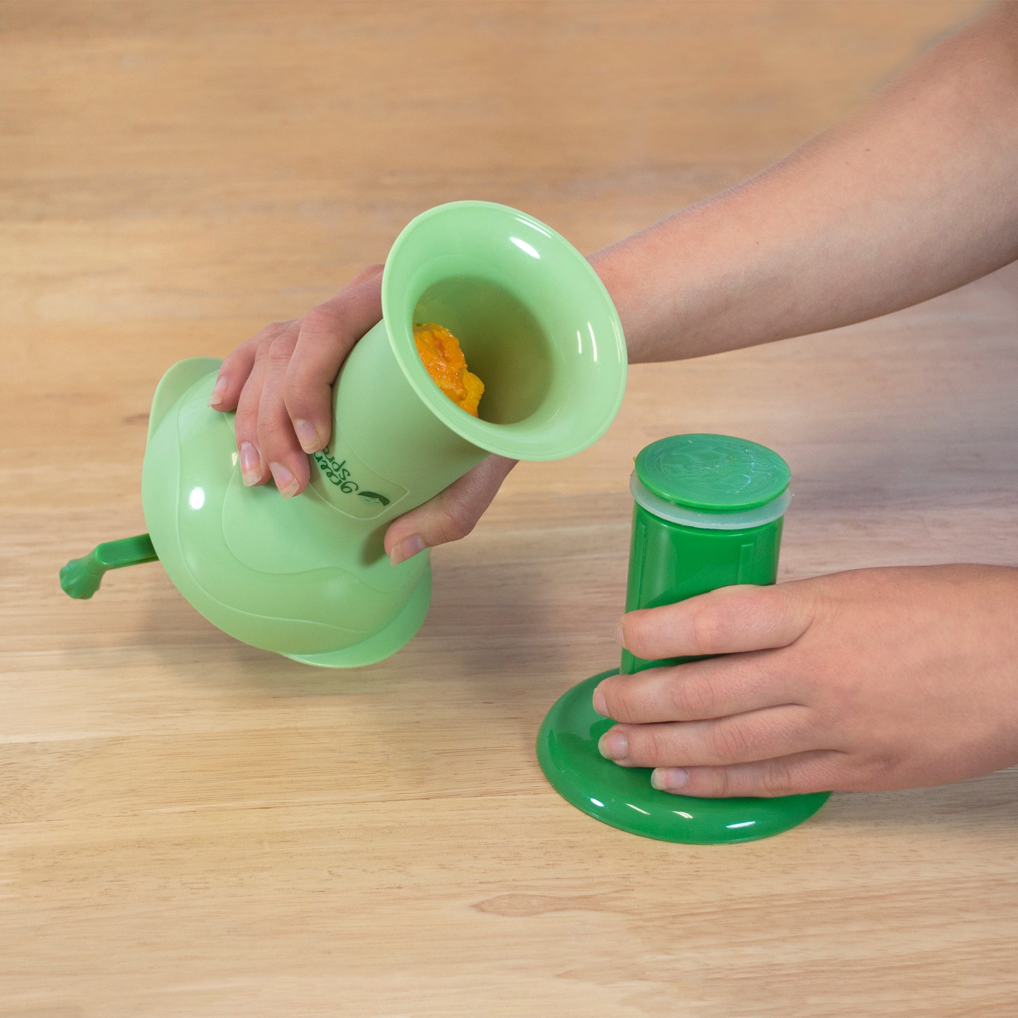 Fresh Baby Food Mill | Manual Puree Maker | Green Sprouts