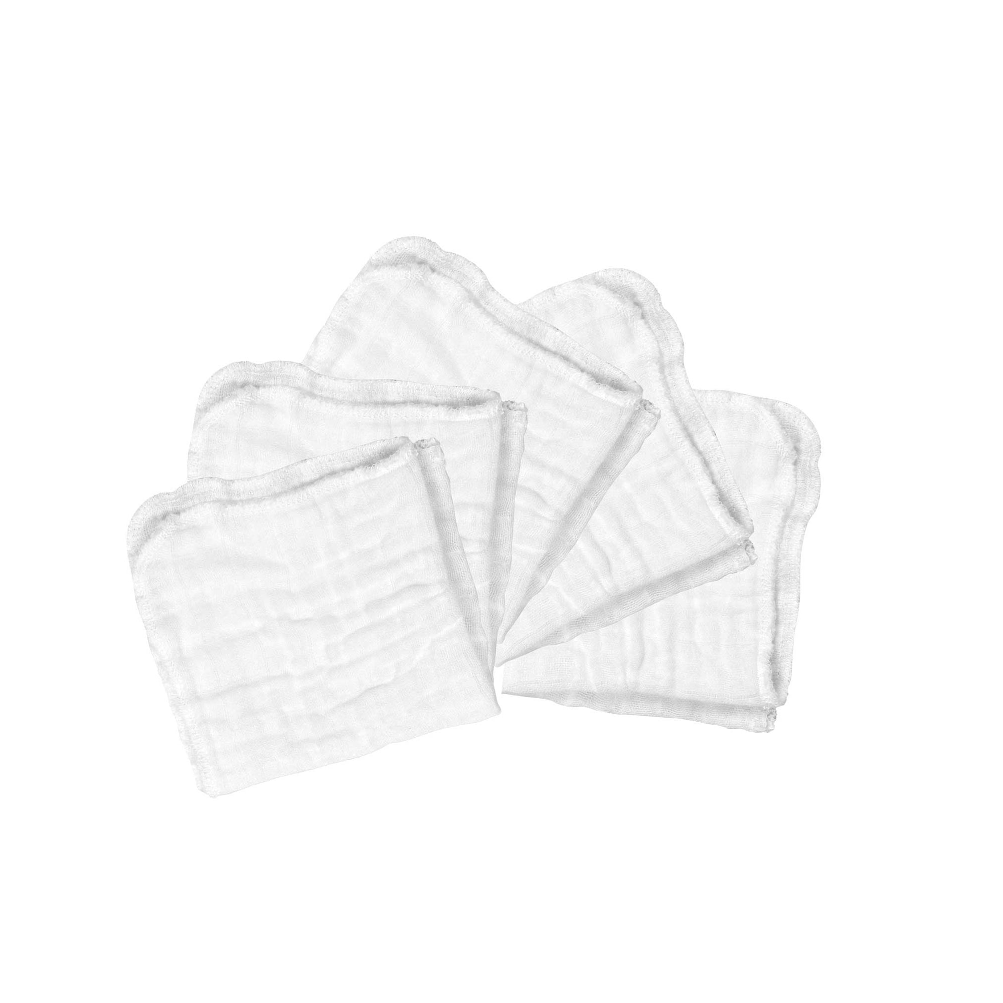 Organic Cotton Muslin Cloths (5 pack)