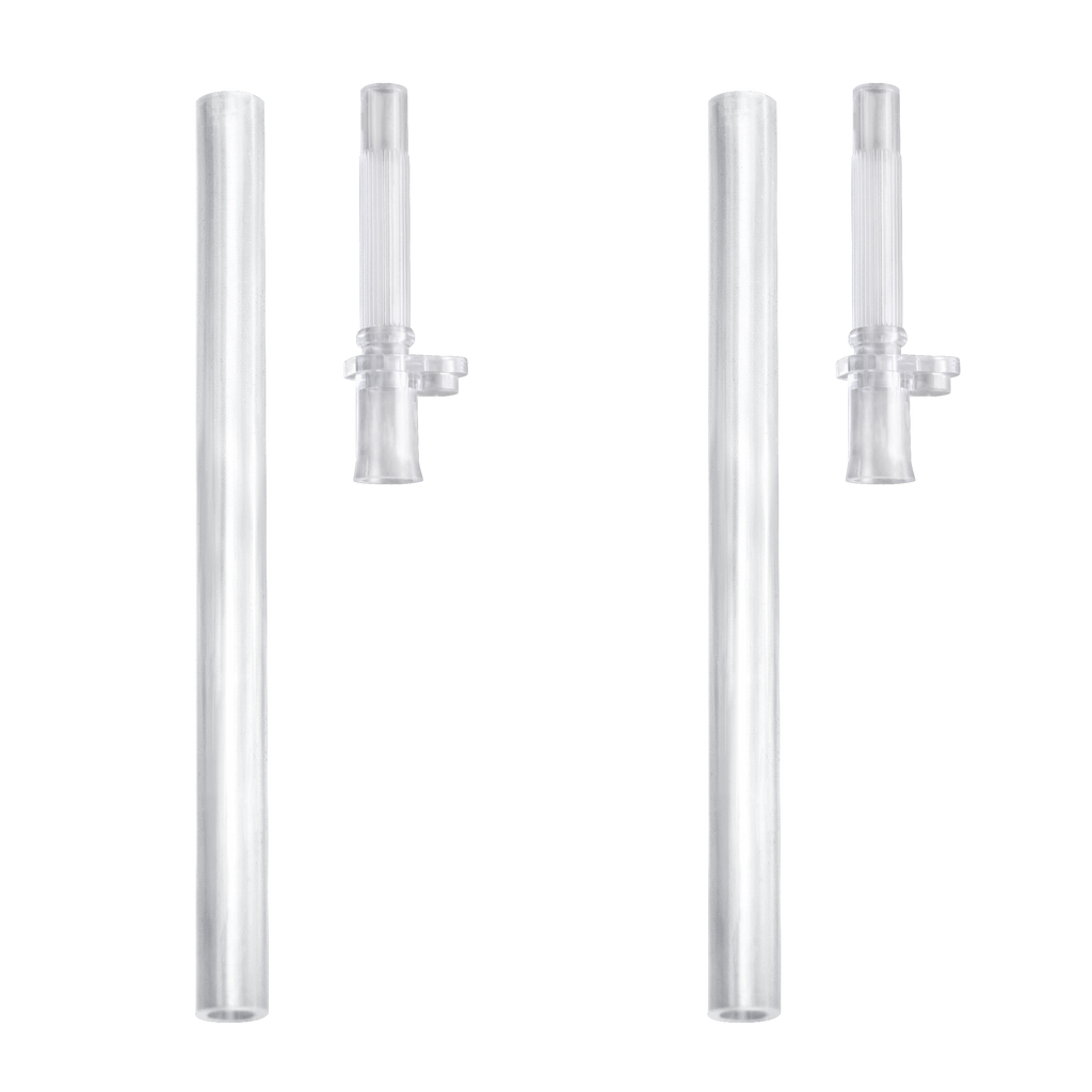 Replacement Spouts + Straws for Straw Bottles (2 pack)