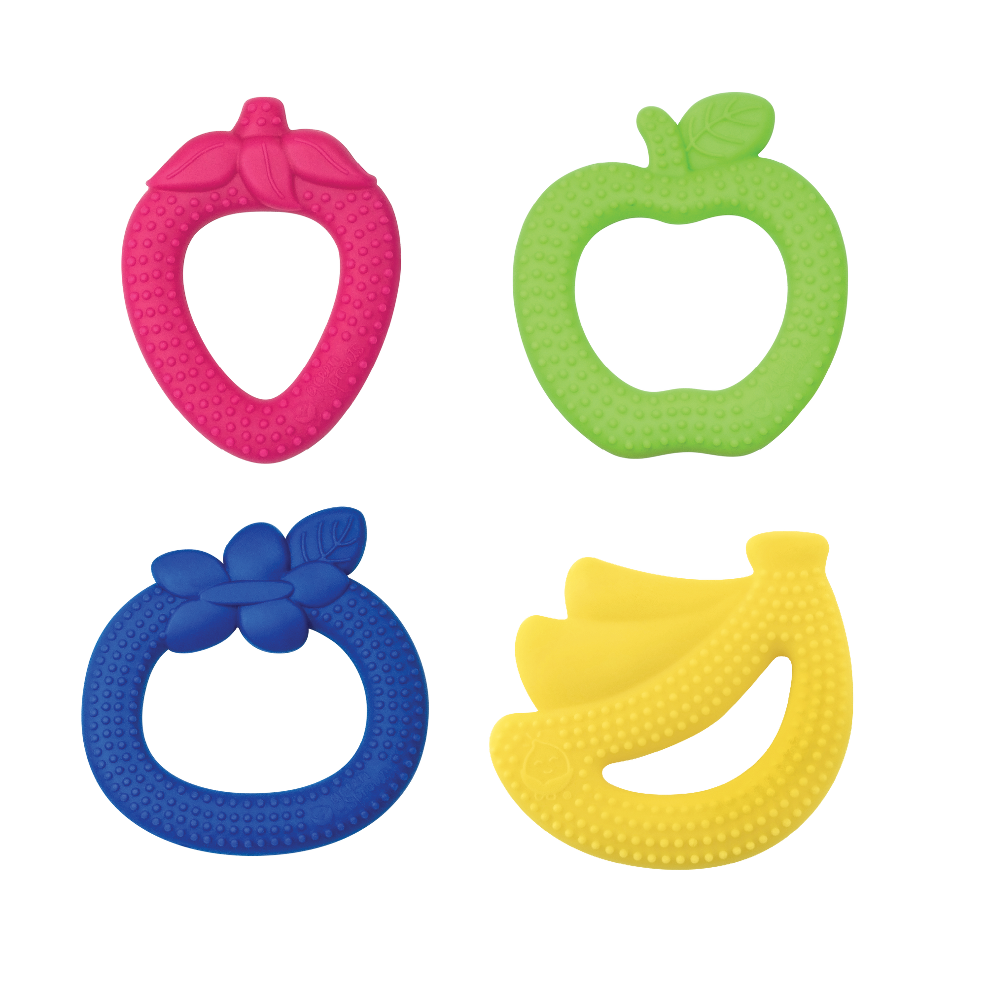 Fruit Teethers made from Silicone (4 pack)