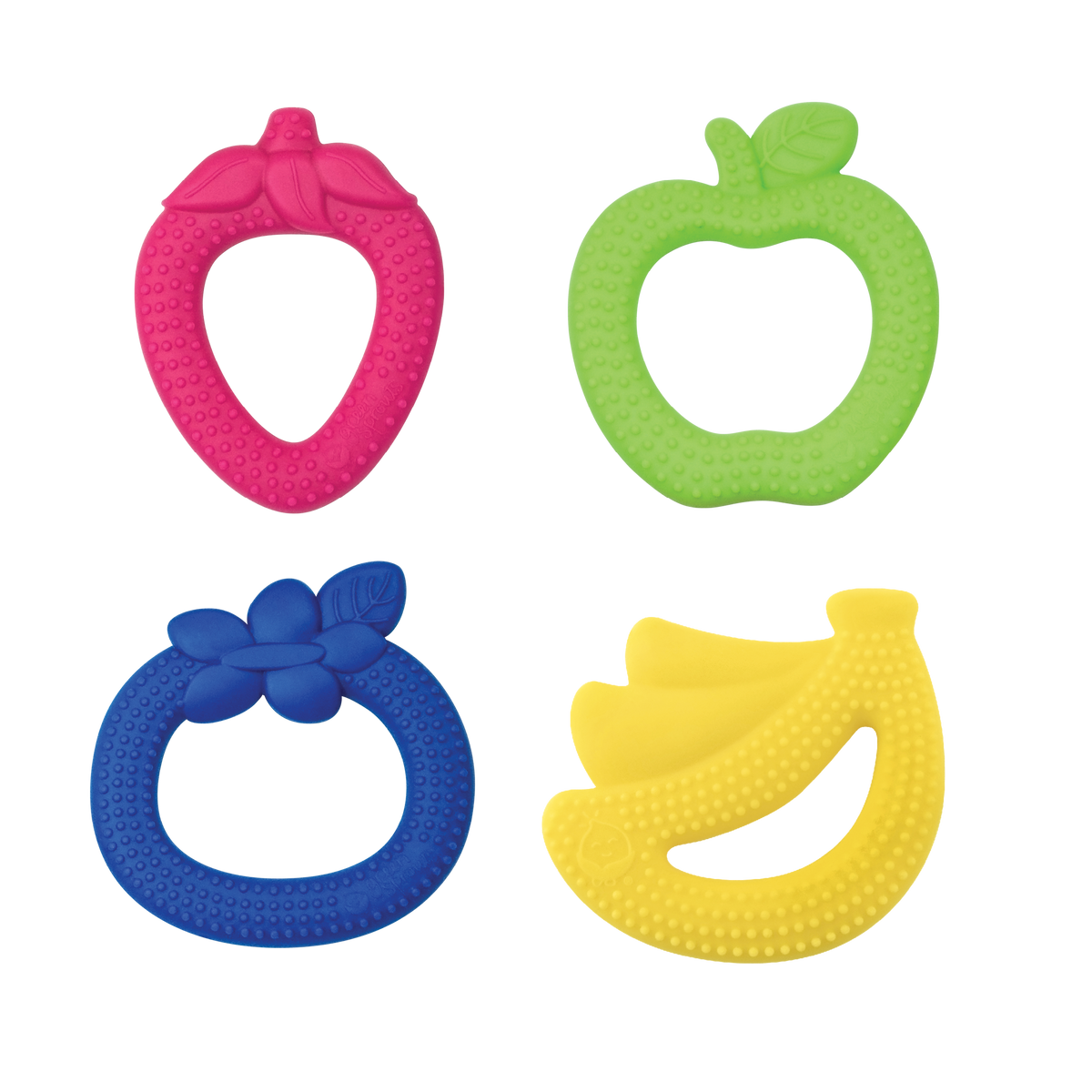 i play.® by Green Sprouts® Fruit Teethers made from Silicone (4 pack