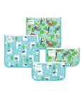 Reusable Insulated Sandwich Bags & Reusable Snack Bags (4 pack)