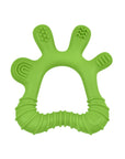 Green Front and Side Teether made from Silicone